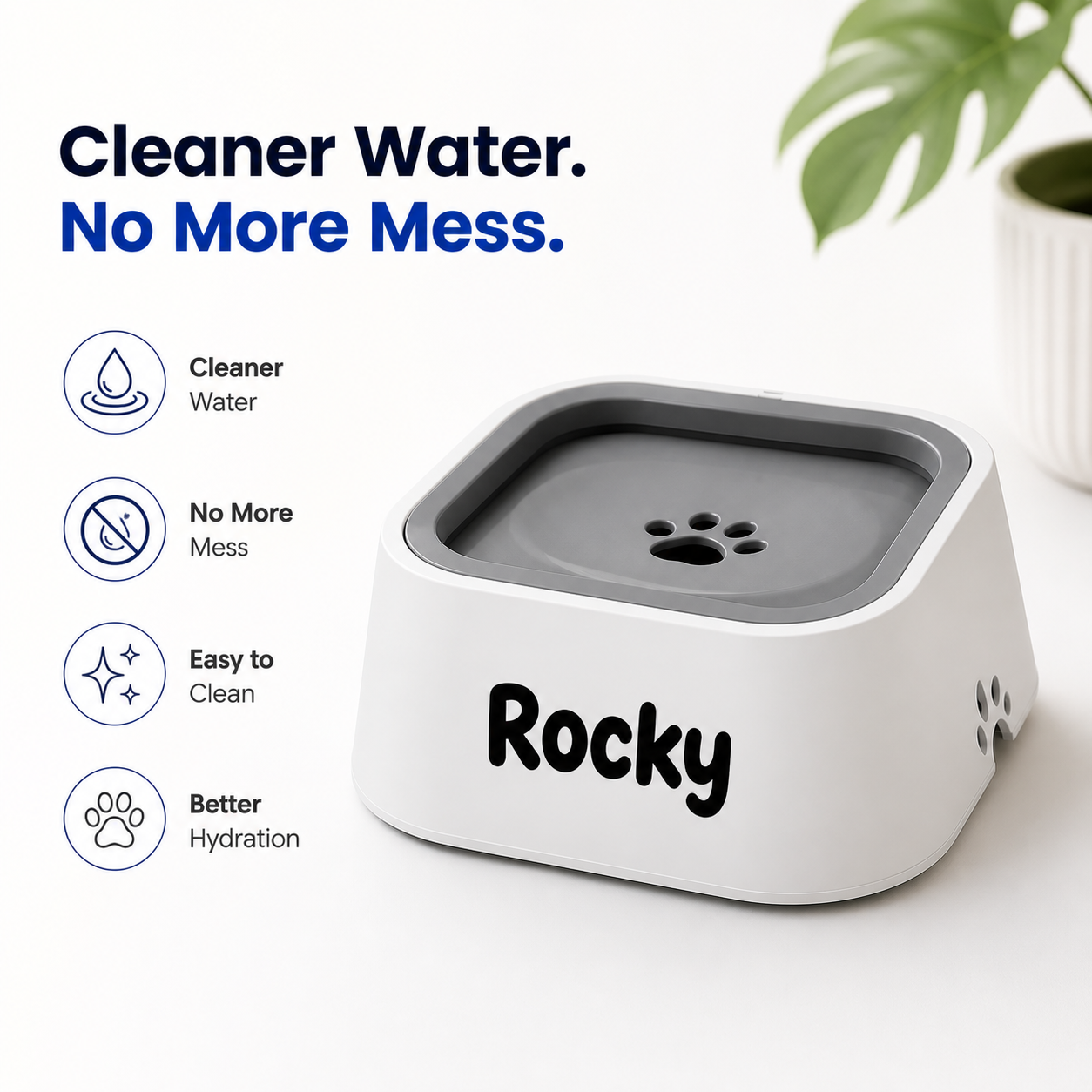 Cleaner water. No mess. Healthier drinking.