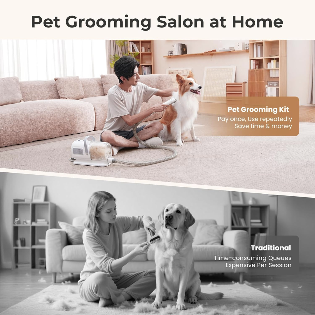 🐾 Calm Grooming at Home — No Stress, No Fur Everywhere